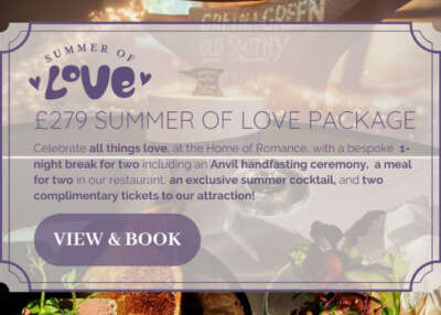 Summer of Love Hotel Special offer at Gretna Hall hotel