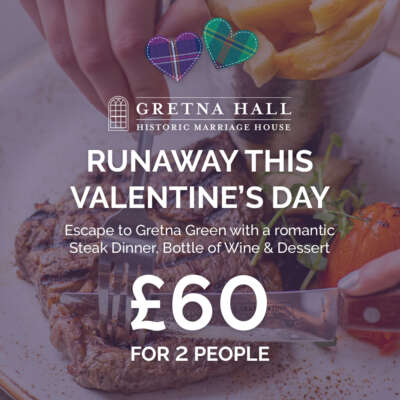 Valentine's Day Meal £60 for 2 people